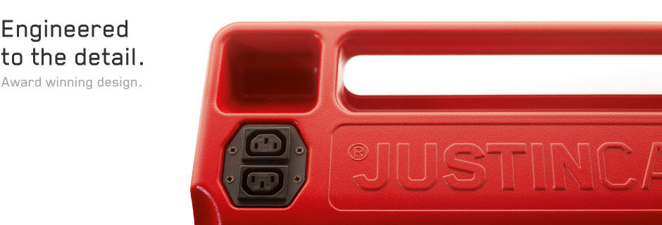 The Justincase mobile bar system is an award winning portable bar with a state of the art designr
